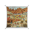 Zion - Work On Wall - Wyatt Hersey - Silver - 90 x 90 cm