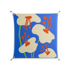 Meadow - Work On Wall - Magda March - Silver - 90 x 90 cm