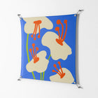 Meadow - Work On Wall - Magda March - Silver - 90 x 90 cm