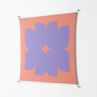 Stella - Work On Wall - Linus Lohoff - Silver - 140 x 140 cm