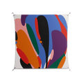 Balloons Zoom - Work On Wall - Vratislav Pecka - Silver - 140 x 140 cm