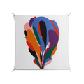 Balloons - Work On Wall - Vratislav Pecka - Silver - 140 x 140 cm