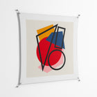 Fuerte - Work On Wall - Vratislav Pecka - Silver - 140 x 140 cm