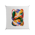 Gloss - Work On Wall - Vratislav Pecka - Silver - 140 x 140 cm