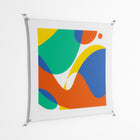 Vibrante Zoom - Work On Wall - Vratislav Pecka - Silver - 140 x 140 cm