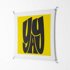 Yay - Work On Wall - Vratislav Pecka - Silver - 140 x 140 cm