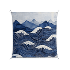 Dalgalar - Work On Wall - Nur Rydberg - Silver - 140 x 140 cm