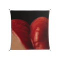 Red 3 - Work On Wall - Nadia Ryder - Silver - 140 x 140 cm