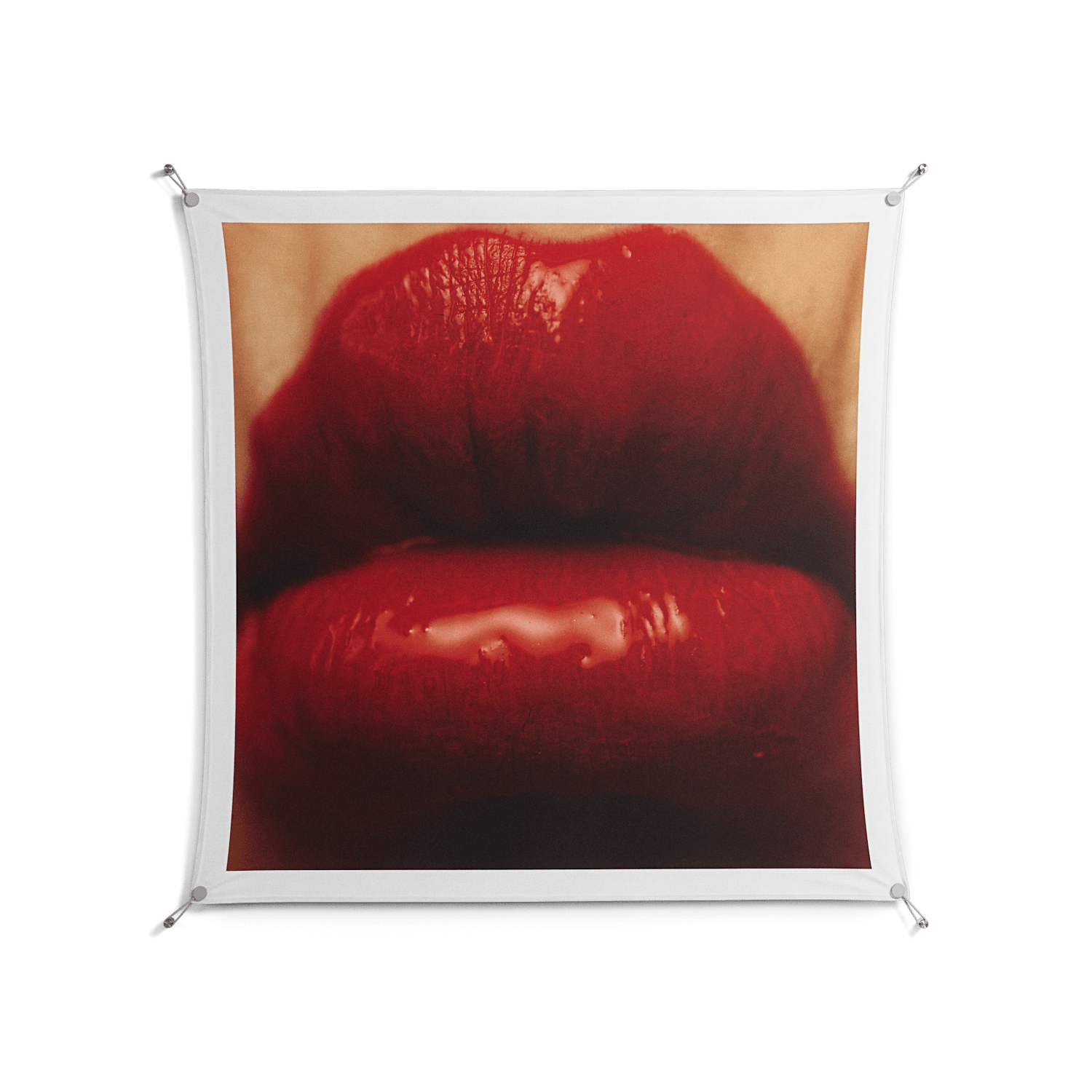 Red - Work On Wall - Nadia Ryder - Silver - 140 x 140 cm