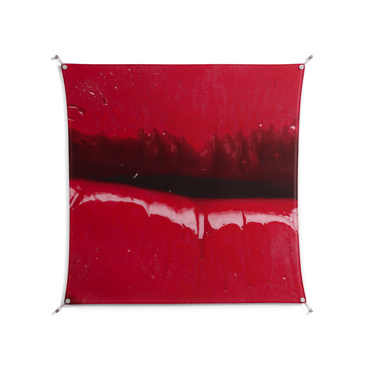 Squish - Work On Wall - Nadia Ryder - Silver - 140 x 140 cm