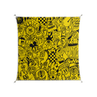 What a Mess - Work On Wall - Craig Watkins - Silver - 140 x 140 cm
