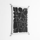 Black Flowers - Work On Wall - Konrad Blaszczyk - Silver - 70 x 100 cm