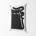 Black Cat - Work On Wall - Konrad Blaszczyk - Silver - 70 x 100 cm