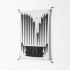 Black Fern - Work On Wall - Konrad Blaszczyk - Silver - 70 x 100 cm