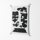 Monstera - Work On Wall - Konrad Blaszczyk - Silver - 70 x 100 cm