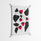 Raspberry - Work On Wall - Konrad Blaszczyk - Silver - 70 x 100 cm