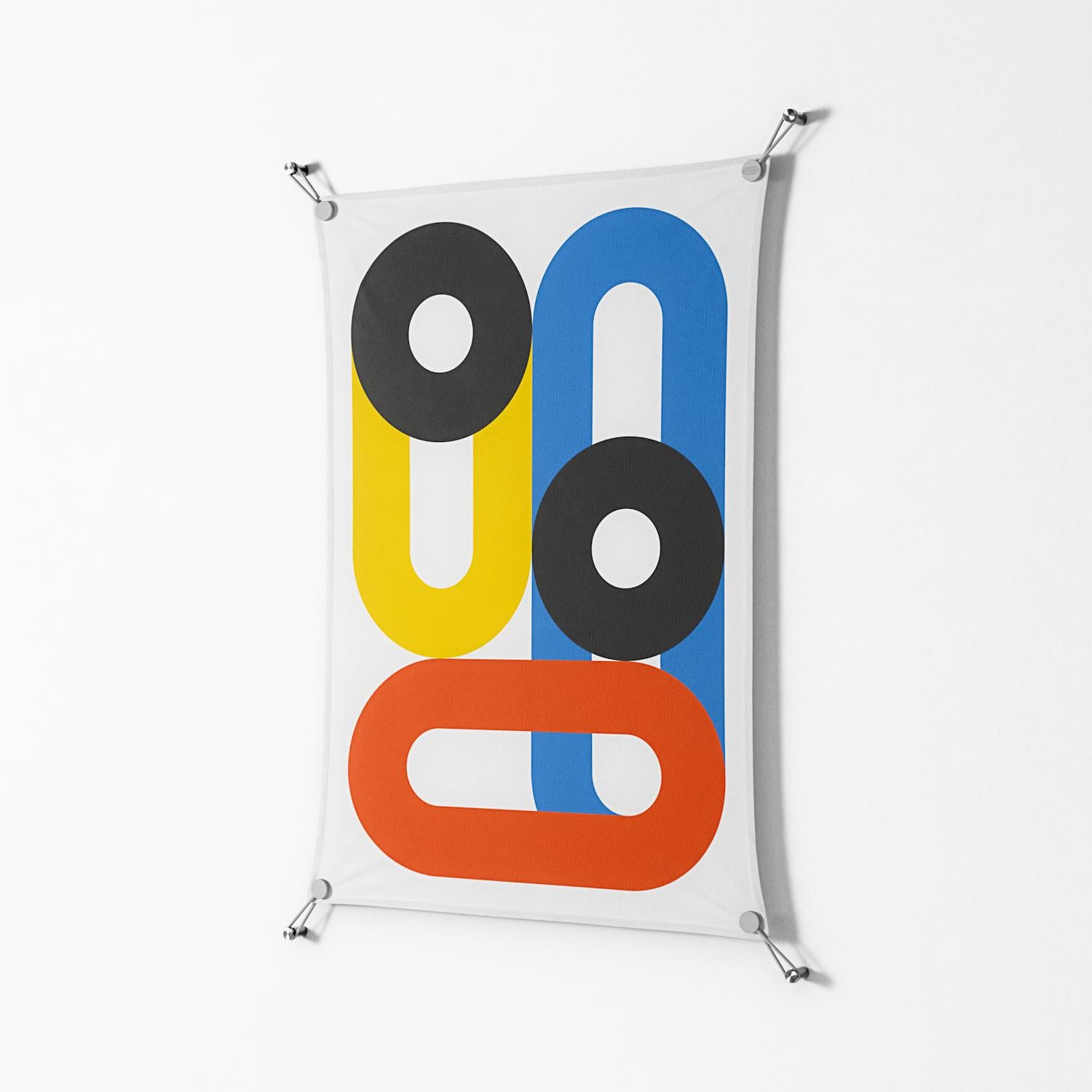 Arial - Work On Wall - Vratislav Pecka - Silver - 70 x 100 cm