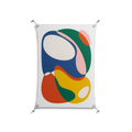 Spilled Paint - Work On Wall - Vratislav Pecka - Silver - 70 x 100 cm