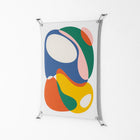 Spilled Paint - Work On Wall - Vratislav Pecka - Silver - 70 x 100 cm