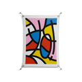 Yo - Work On Wall - Vratislav Pecka - Silver - 70 x 100 cm