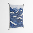 Dalgalar - Work On Wall - Nur Rydberg - Silver - 70 x 100 cm
