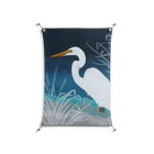 Egret - Work On Wall - Katie O’Shea - Silver - 70 x 100 cm