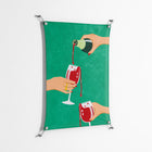 Cheers Girls - Work On Wall - Raissa Oltmanns - Silver - 70 x 100 cm