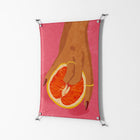 Fruit Love Pink - Work On Wall - Raissa Oltmanns - Silver - 70 x 100 cm