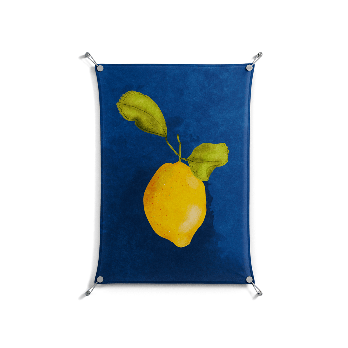 Just a Little Lemon - Work On Wall - Raissa Oltmanns - Silver - 70 x 100 cm