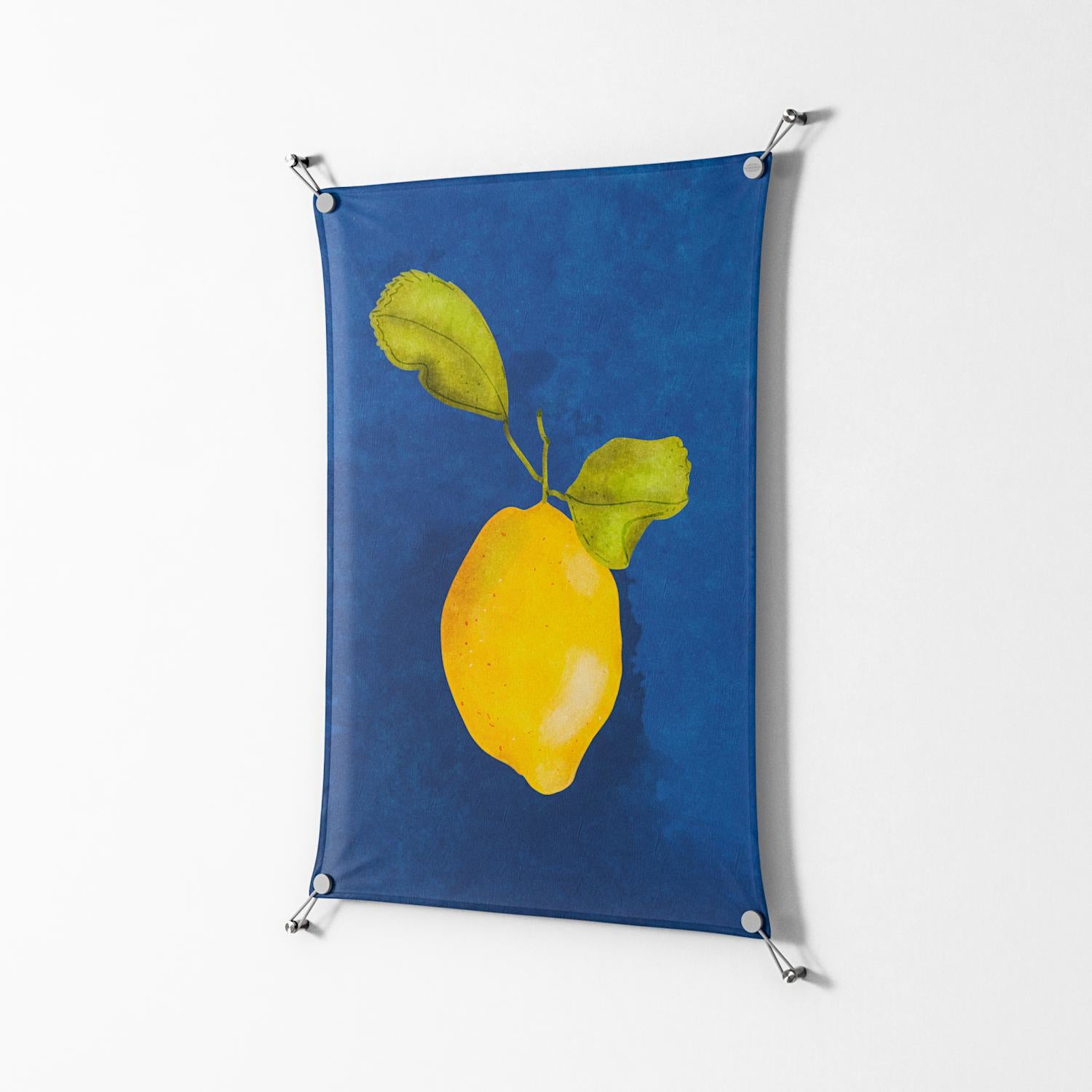 Just a Little Lemon - Work On Wall - Raissa Oltmanns - Silver - 70 x 100 cm