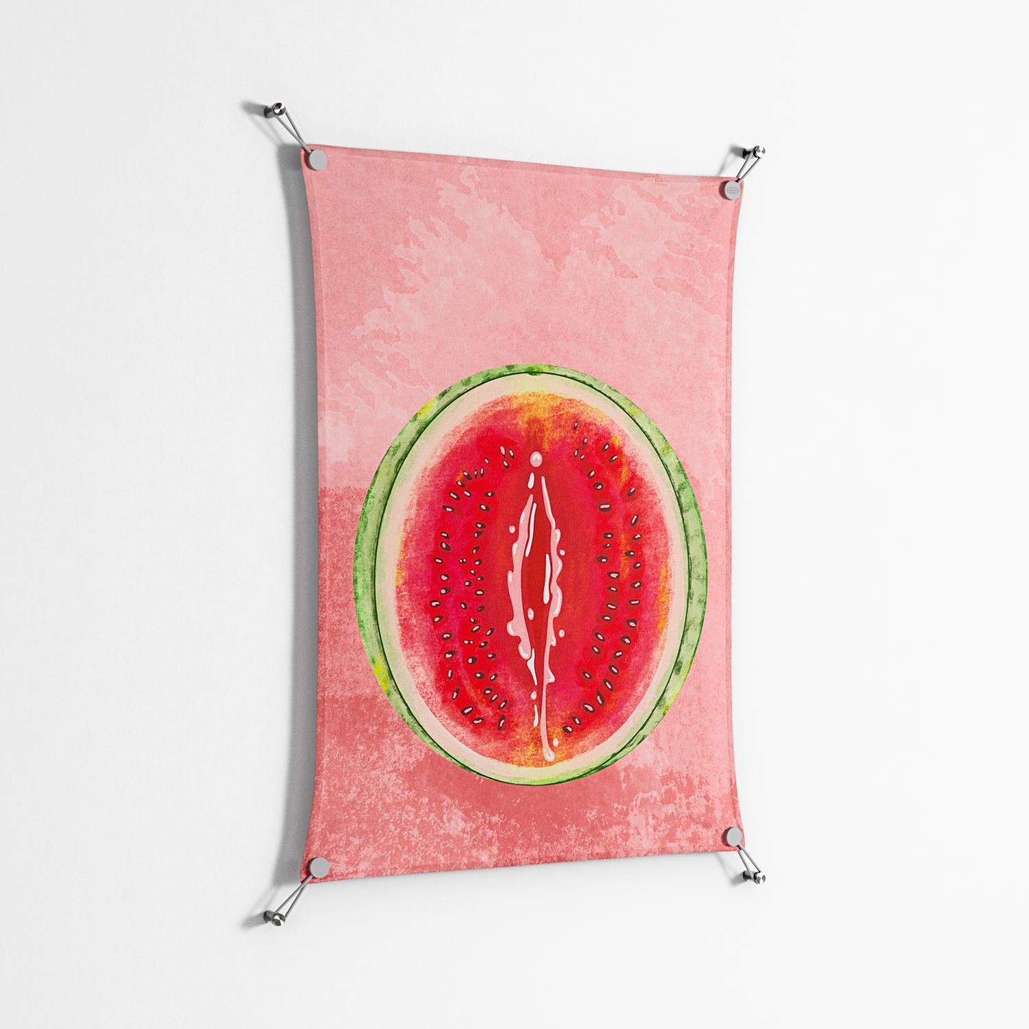 Watermelon Love - Work On Wall - Raissa Oltmanns - Silver - 70 x 100 cm