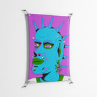 Punkrocker - Work On Wall - Cezar Berje - Silver - 70 x 100 cm
