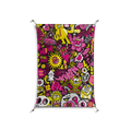 Pinky & Yellow - Work On Wall - Craig Watkins - Silver - 70 x 100 cm