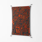 Wottosque Red - Work On Wall - Craig Watkins - Silver - 70 x 100 cm