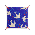 Birds A - Work On Wall - Heather Zhou - Orange - 70 x 70 cm
