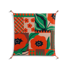 Flower B - Work On Wall - Heather Zhou - Orange - 70 x 70 cm