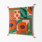 Flower B - Work On Wall - Heather Zhou - Orange - 70 x 70 cm