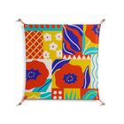Flower A - Work On Wall - Heather Zhou - Orange - 70 x 70 cm