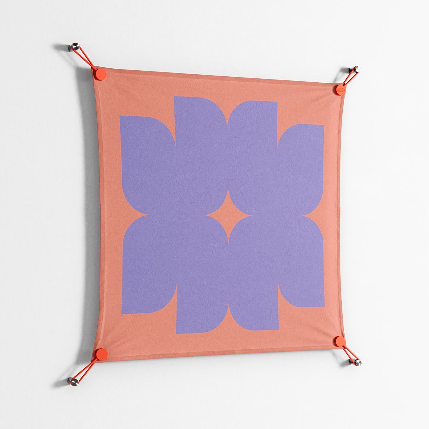 Stella - Work On Wall - Linus Lohoff - Orange - 70 x 70 cm