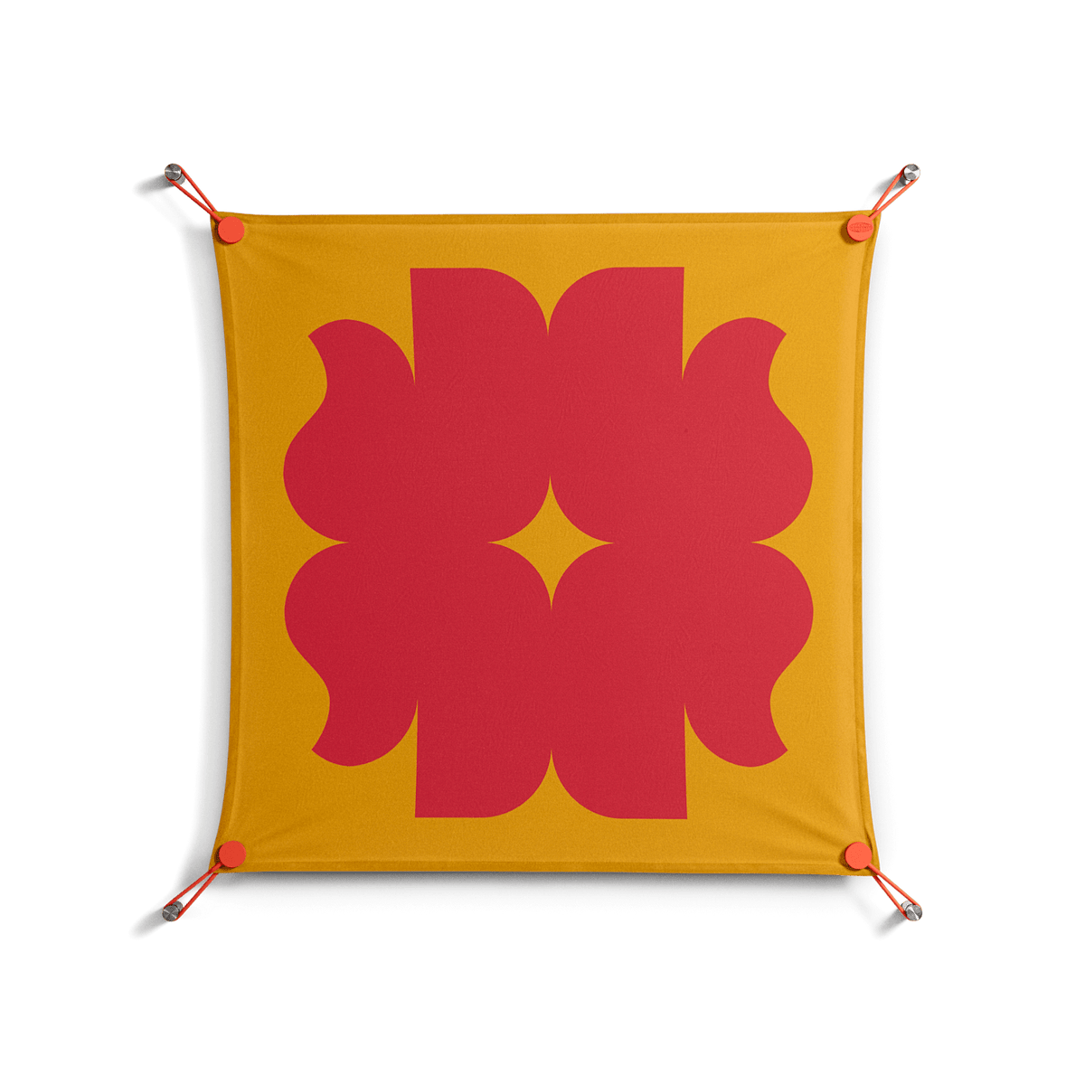Phonix - Work On Wall - Linus Lohoff - Orange - 70 x 70 cm