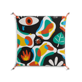 Alive - Work On Wall - Vratislav Pecka - Orange - 70 x 70 cm