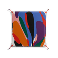 Balloons Zoom - Work On Wall - Vratislav Pecka - Orange - 70 x 70 cm