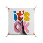 Its Ok - Work On Wall - Vratislav Pecka - Orange - 70 x 70 cm