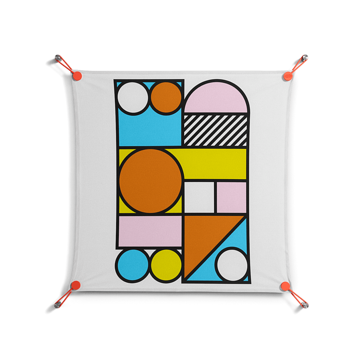 Palette - Work On Wall - Vratislav Pecka - Orange - 70 x 70 cm