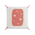 United - Work On Wall - Vratislav Pecka - Orange - 70 x 70 cm