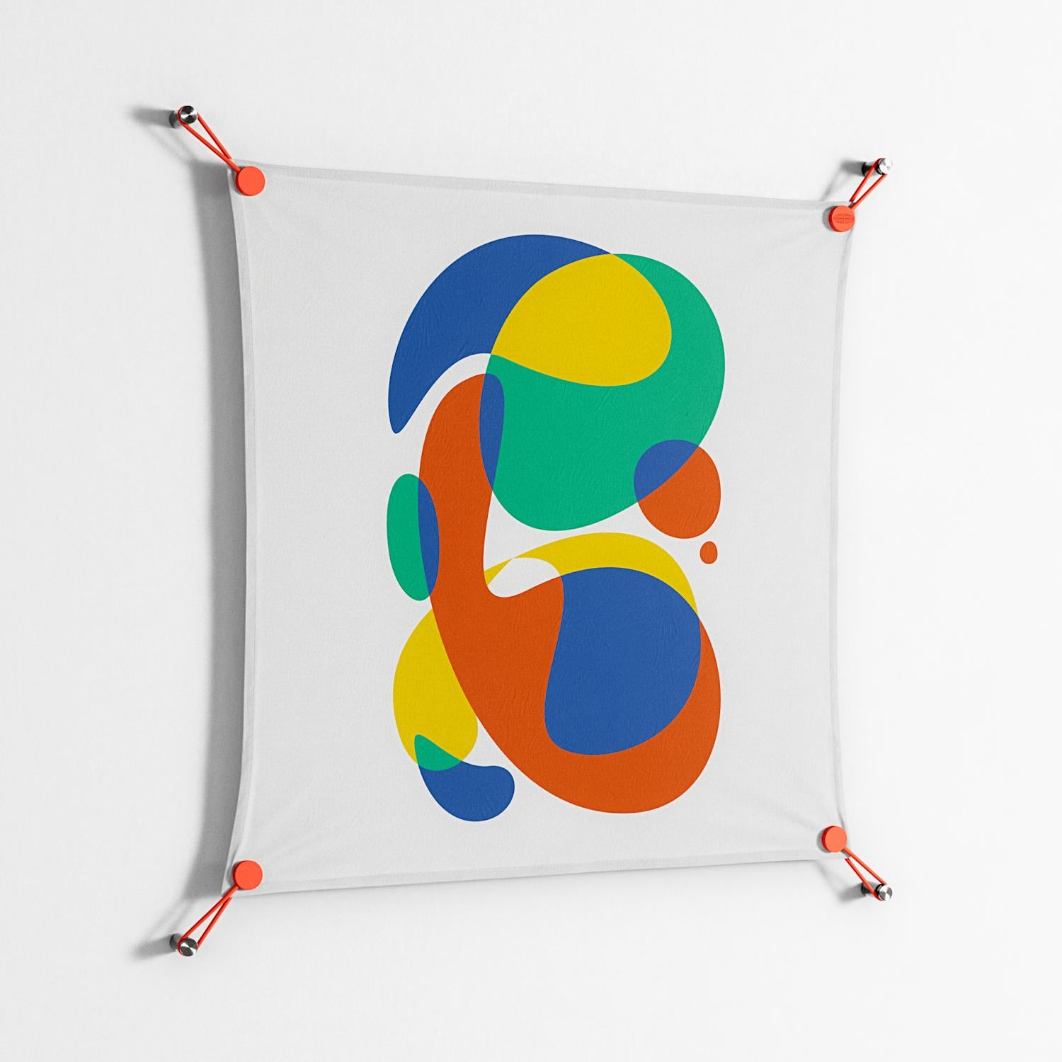 Vibrante - Work On Wall - Vratislav Pecka - Orange - 70 x 70 cm