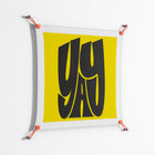 Yay - Work On Wall - Vratislav Pecka - Orange - 70 x 70 cm