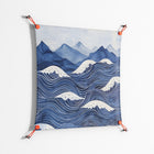 Dalgalar - Work On Wall - Nur Rydberg - Orange - 70 x 70 cm