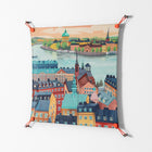 Gamla Stan - Work On Wall - Nur Rydberg - Orange - 70 x 70 cm