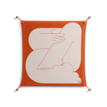 Rest 2 - Work On Wall - Andrea Devia-Nuño - Orange - 70 x 70 cm
